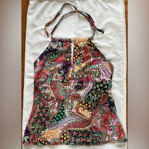 Kenneth Cole Reaction halter tankini top